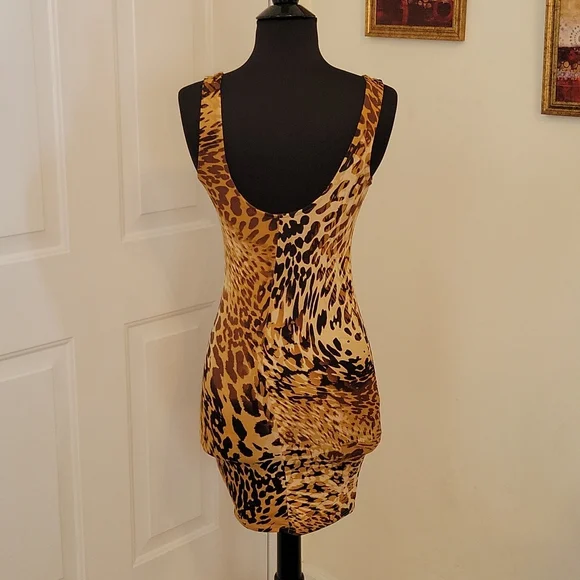 💥Animal Print Dress with Hoodie💥 - Picture 5 of 11